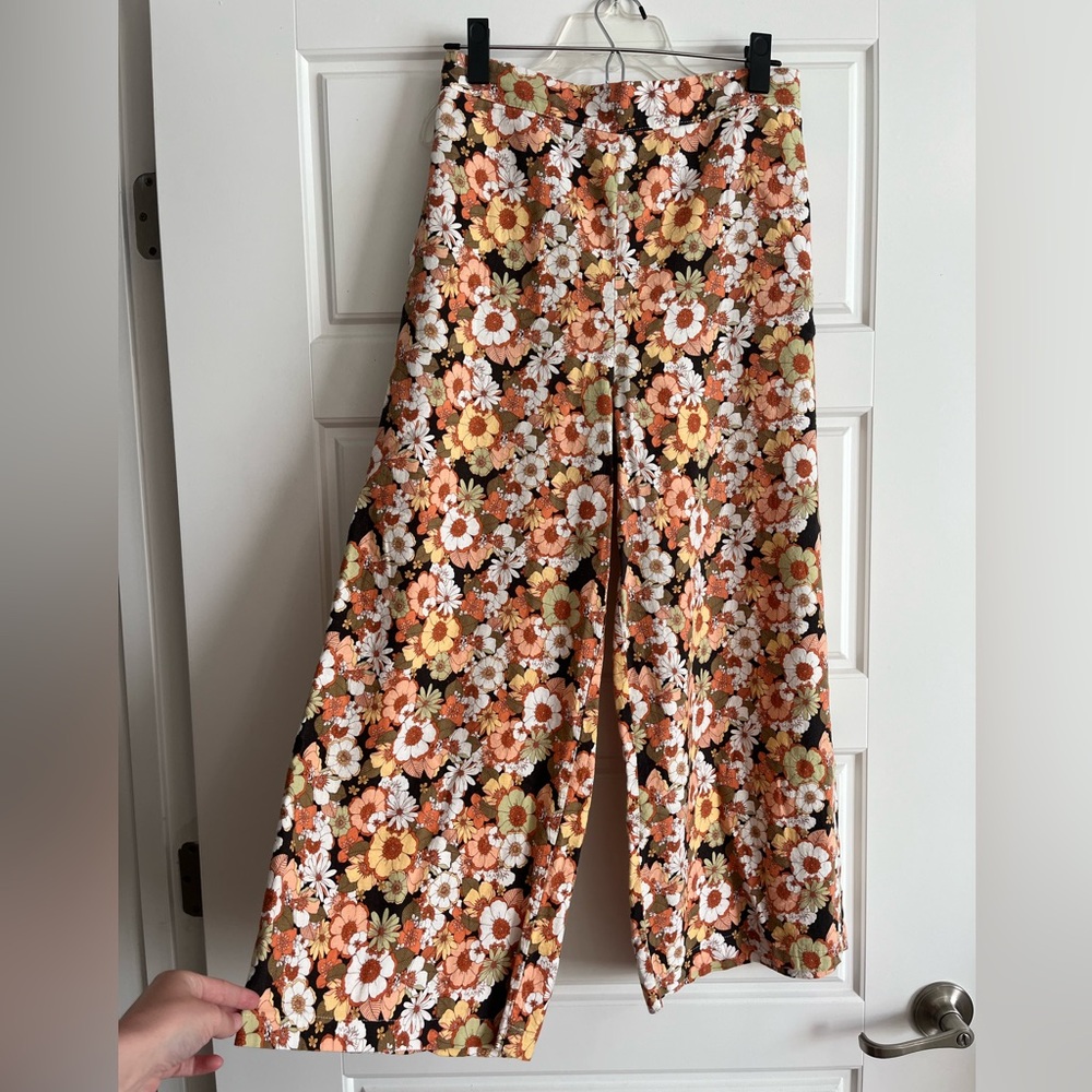 Haven + Blair Floral Wide Leg Pants